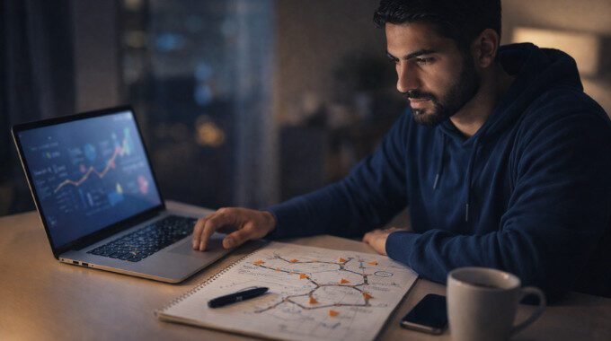 فلوس بلس - خريطة الدخل الرقمي 2026: 10 مسارات حقيقية للربح من الإنترنت (بدون أوهام) خريطة الدخل الرقمي 2026: 10 مسارات حقيقية للربح من الإنترنت (بدون أوهام)